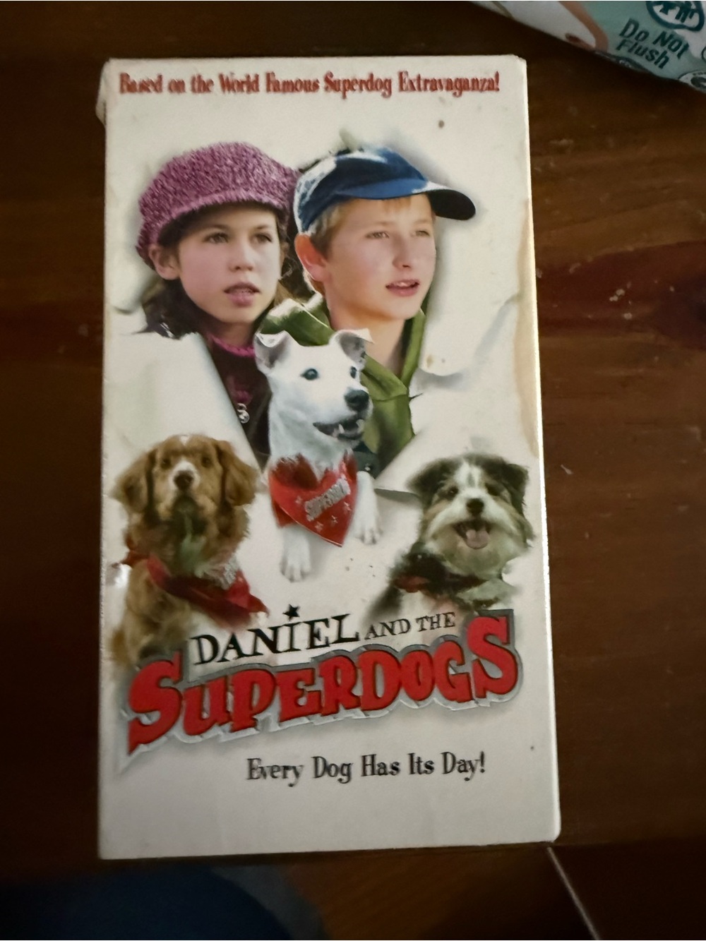 Daniel and the Superdogs Movie VHS - White
